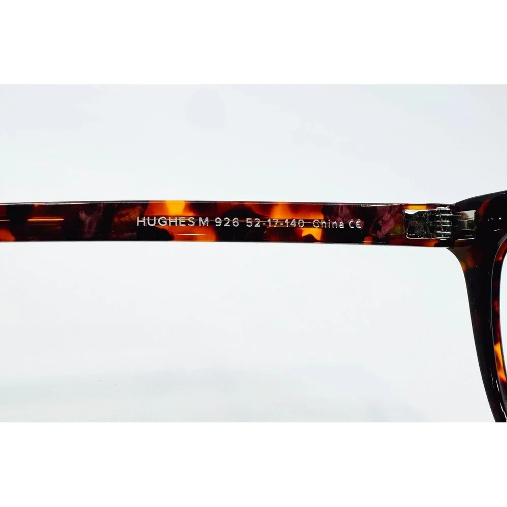 Warby Parker Hughes M Eyeglasses Mens Brown Tortoise Hughes M 926 52-17-140 52mm